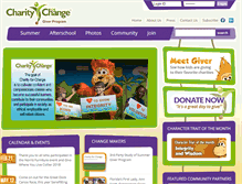 Tablet Screenshot of charityforchange.org